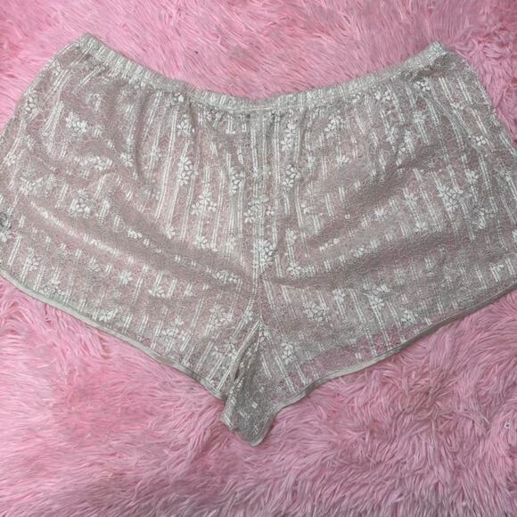 Victoria’s Secret Pink Fizz Lace Shorts Sheer Intimates Large - Picture 4 of 9